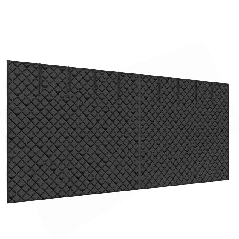 Ensemble d'isolation pour porte de garage pour garage 16,3 X 7,15 pi