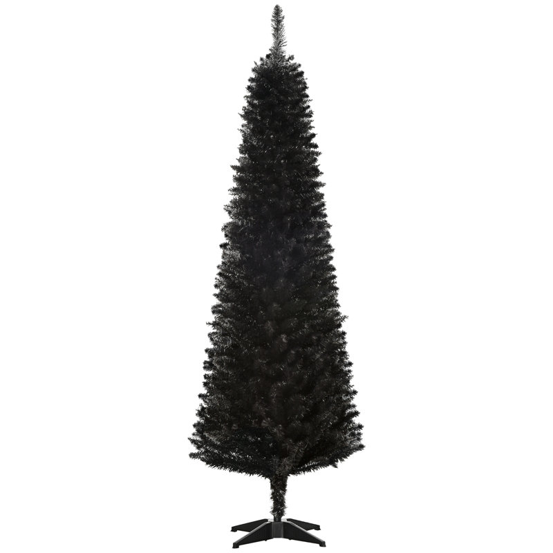 Arbre de Noël Kamyrah, 6', Noir, noir, noir, noir