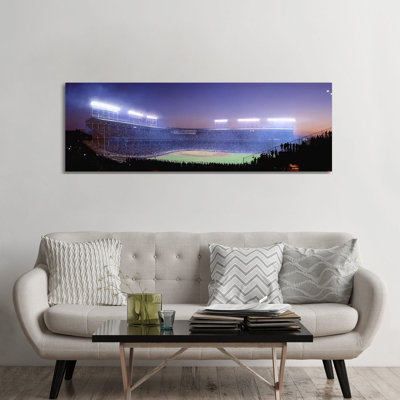 Baseball, Cubs, Chicago, Illinois, USA - Wrapped Canvas Panoramic Print