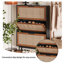 Armoire à chaussures artistique, conception inclinable