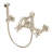 Acqui Wall Mount Bridge Kitchen Faucet With Sidespray And Column Spout-53640805-61013905
