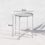 Outsunny Round Small Garden Table Removable Tray-1747925000