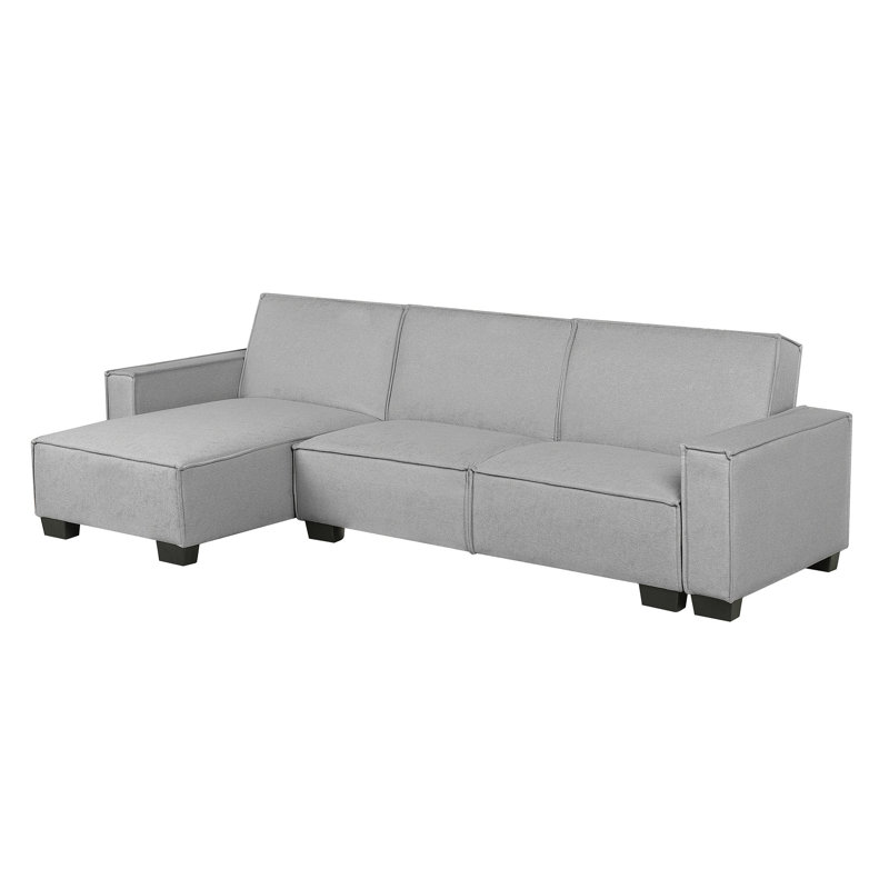 Shellburne 3 Seater Sofa Bed, Left Hand Facing, Grey