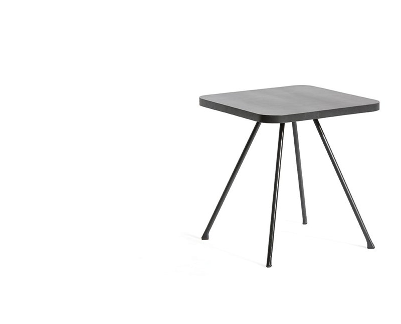 Attol Outdoor Square Coffee Table, Anthracite, 17.63" W x 17.63" L x 19.19" H