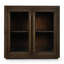 Bradley Oak Wood 2Dr Cabinet Cocoa Brown