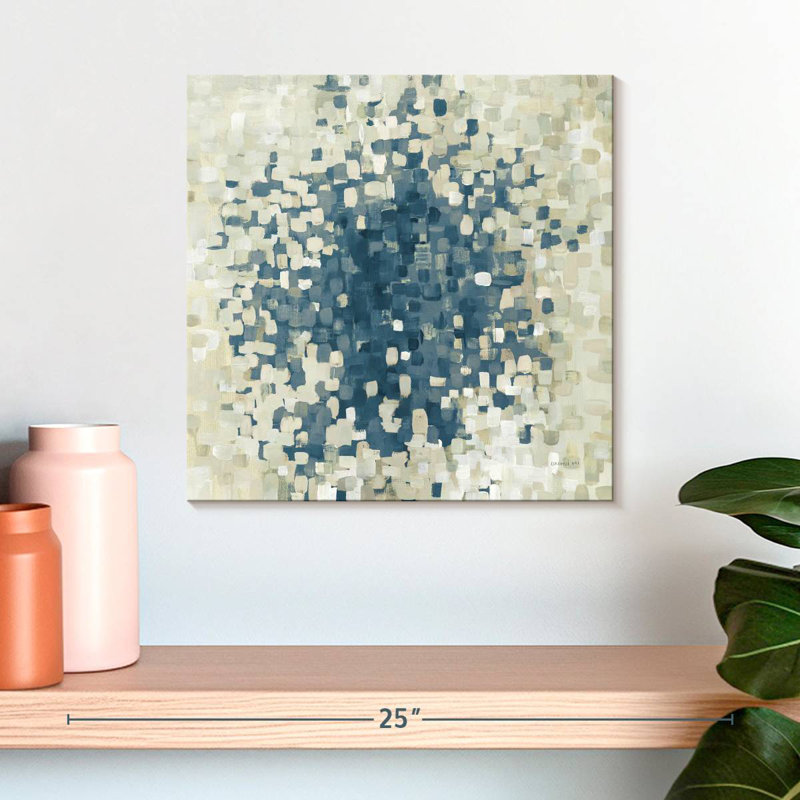 Summer Blocks Blue, 16" H x 16" W