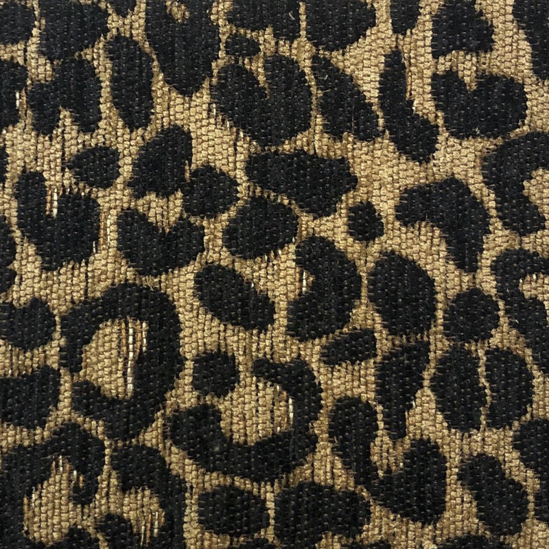 San Angelo Leopard Chenille Western Rustic Window Valance