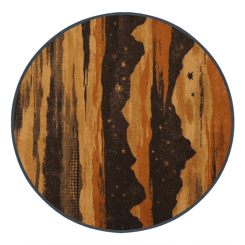 Tapis Pale Echoes, Rond 8 pi