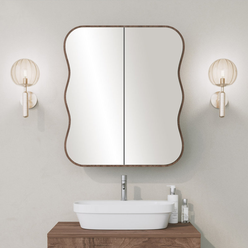 Armoire de salle de bain, Noyer