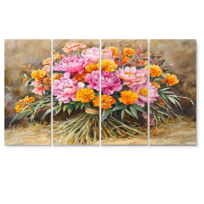 Saundra - Art - Pour le salon, 4, H 28 po x l 48 po