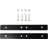 ALEKO Black Metal Bracket for Posts