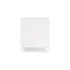 Table de chevet Kally, 2 tiroirs, finition bois blanc mat moderne, 24 po