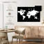 Carte du monde sombre Aliaz-111960125