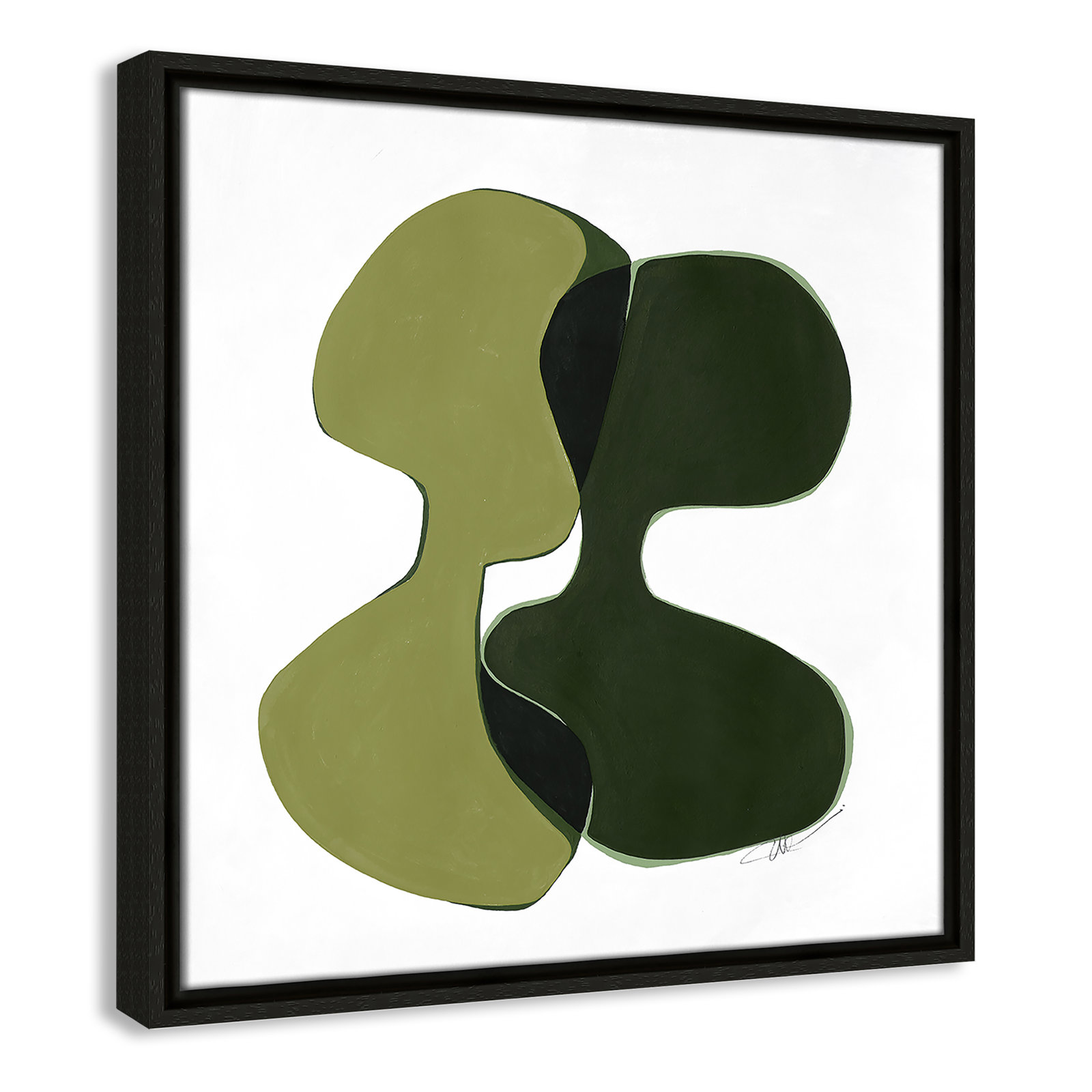 Unity I Print by , Espresso, 17.5" H x 17.5" W