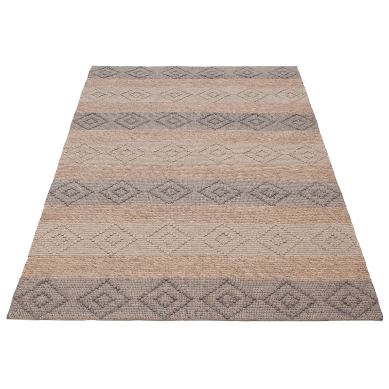 Tapis rectangulaire en laine 6 pi 2 po x 9 pi 1 po Suseela