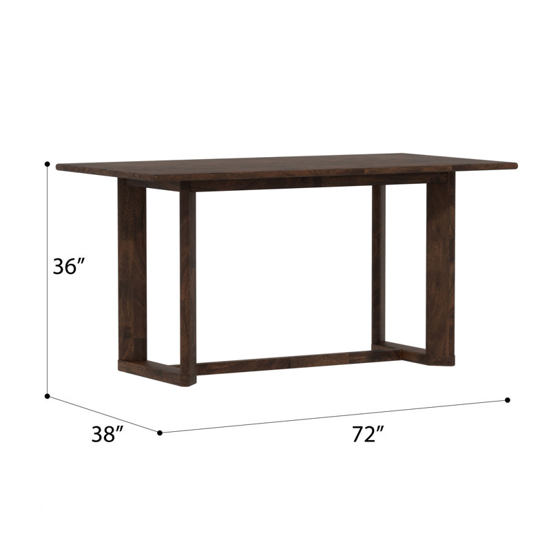Laneway Gathering Table Set with Upholstered Chairs, 7 Pieces: Table, 6 Chairs