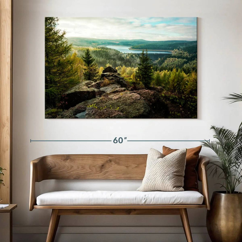 View Of Dam Flaje, 34" H x 51" W