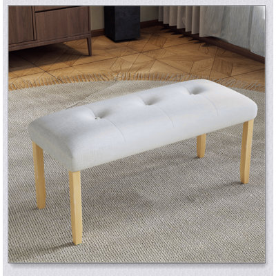 Banc capitonné rembourré, bancs de salle à manger modernes, bancs de salle à manger rembourrés en tissu pour une utilisation polyvalente
