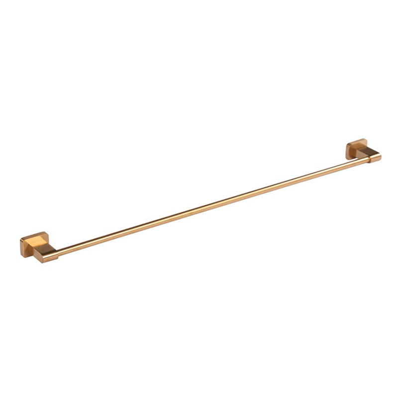 Eleganza 1 Wall Mounted Towel Bar, Brushed Gold