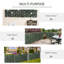 100cm Faux Ivy Hedge