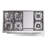 ILVE Professional Plus II 48 Dual Fuel Range, 8 Sealed Burners, Griddle (Graphite Matte)-98196415-98196416
