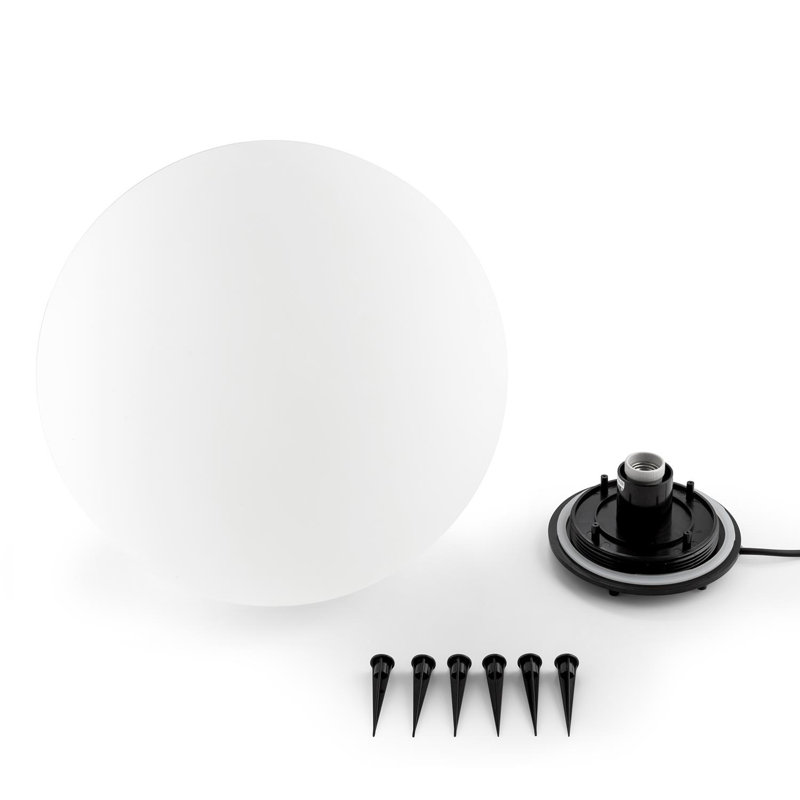 White Plug-in, 38cm H x 40cm W x 40cm D