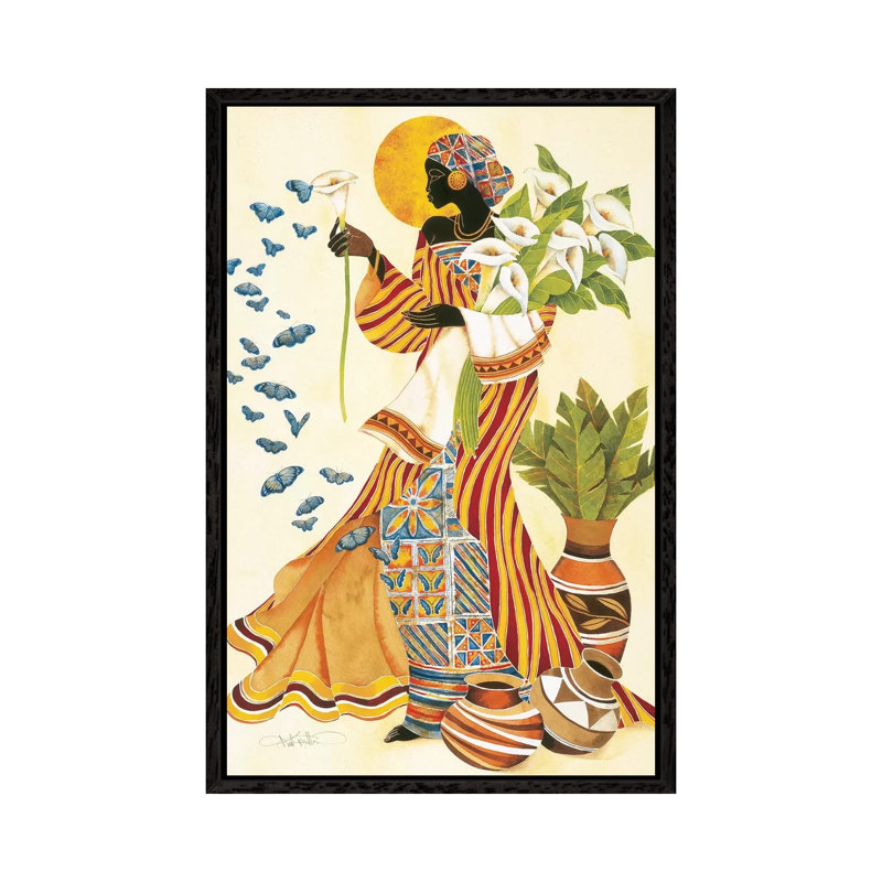 Soul's Awakening by Keith Mallett - Painting on Canvas, Black Framed Canvas, 66.04 cm H x 45.72 cm W