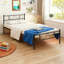 Metal Bed Frame with Beard Design Headboard-1923777582-1923777619