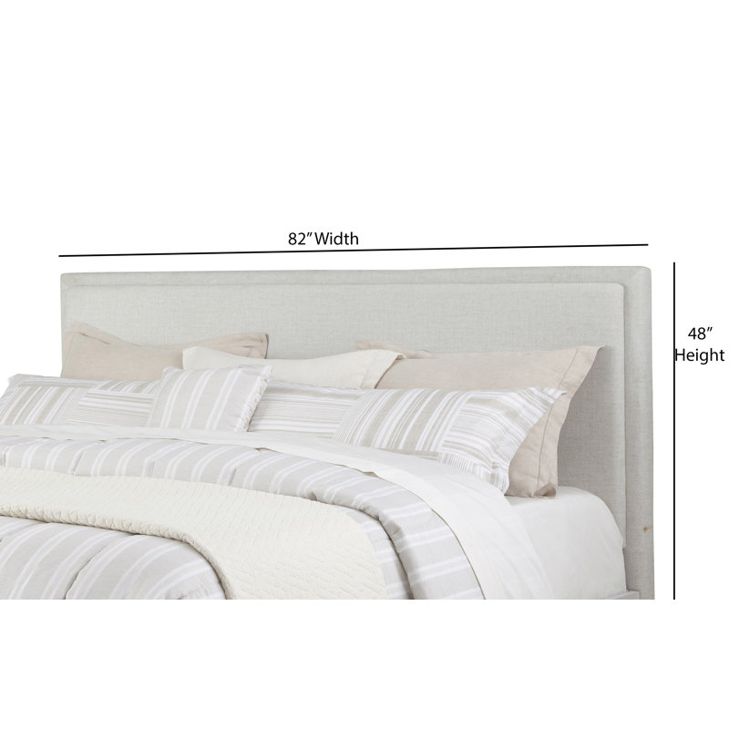 Abaco Uph. Headboard 6/6, King