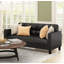 Tuskegee 74.5" Faux leather Square Arm Sofa-1893454344