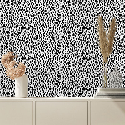 Rouleau de papier peint adhésif Aquanette Spots
