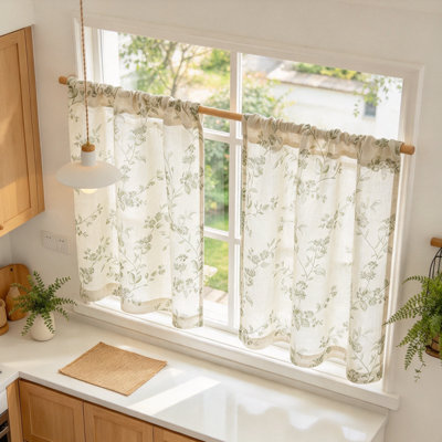 Floral Kitchen Curtain Kitchen Pelmet
