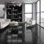 Marbre Marquina ™ noir 12 po X 24 po Carreau de plancher et de mur en marbre poli (10,01 pieds carrés / caisse)