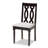 Gautieri 18.5 " H Upholstered Oak Solid Wood Side Chair-1666860259
