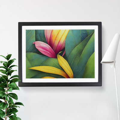 Jungle Flowers Vol.1 - Framed Print
