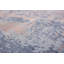 Tapis gris unique en viscose noué à la main style années 2010 5 pi x 7 pi 6 po Suazo