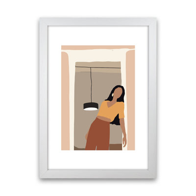 Mica Girl in Doorway N10 1 Piece Wall Art