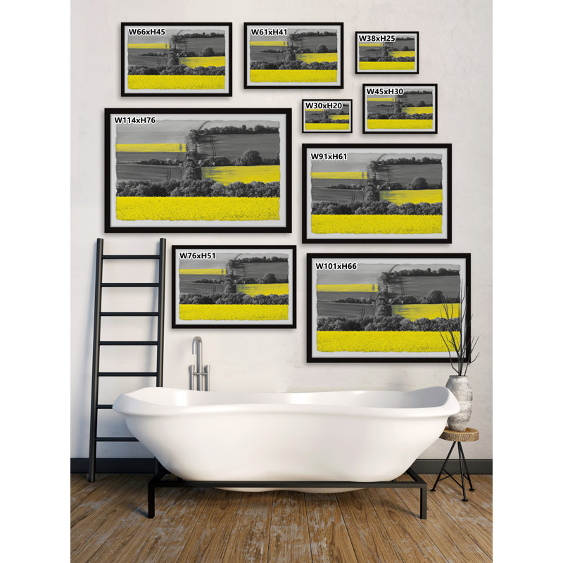 Spring Colours - Single Picture Frame Print, 20cm H x 30cm W x 3.81cm D