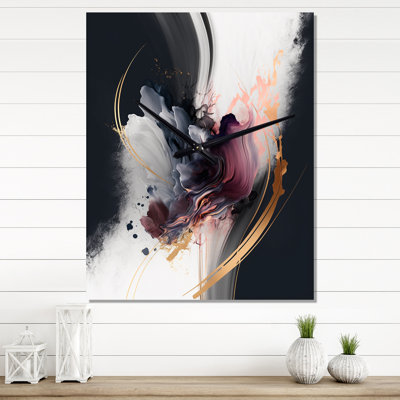 Jaliyl - Horloge murale moderne abstraite