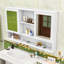 Pharmacie avec tablettes ajustables et miroir-129991213