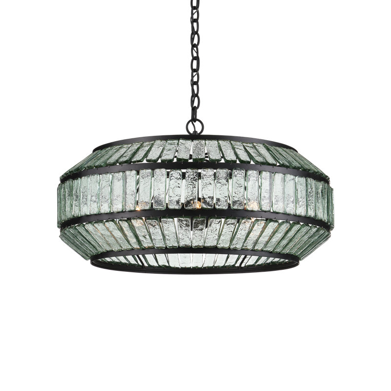 Centurion 6 - Light Dimmable Drum Chandelier