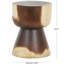Table d'appoint en bois de sablier Chenaye