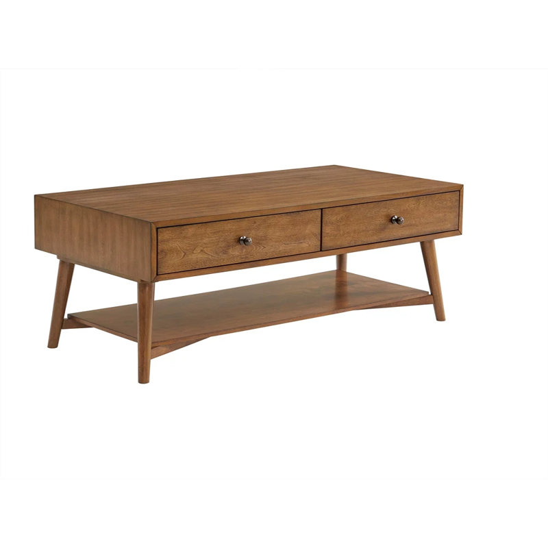 Temaraia 2-Drawer Rectangular Coffee Table , Brown