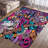 Exquisite Soft Non-Woven Printed Rug with Intricate Floral and Geometric Design in Vibrant Colors for a Touch of Elegance in Any Room