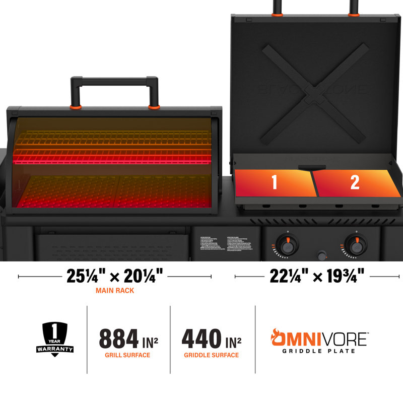 22" Xl Griddle Pellet Grill Combo