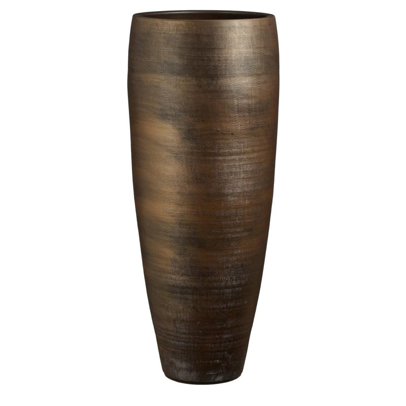 Anniesha Ceramic Pot Planter, Bronze, 90cm H x 36cm W x 36cm D