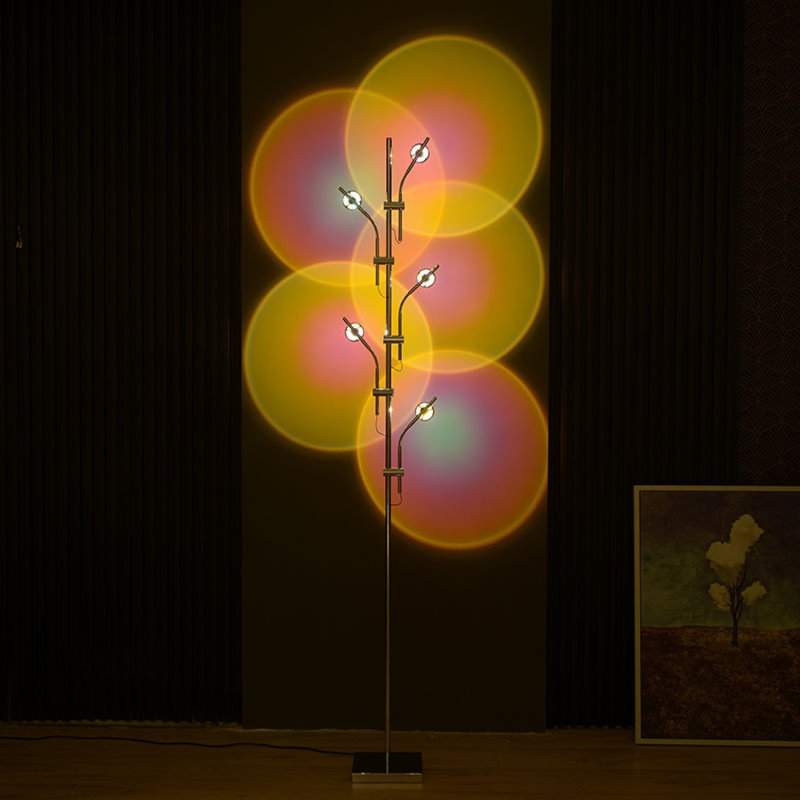 Lampe sur pied à DEL avec arbre 70,9 po Fabian