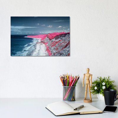 Costal Magenta Beach, Bahia, Brésil par Glauco Meneghelli - impression sur toile tendue