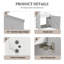 Meuble-lavabo simple avec plateau 20,17 po Juretta
