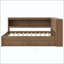 Lit de jour en bois avec tablettes de rangement, USB, DEL et 2 tiroirs-2048610237